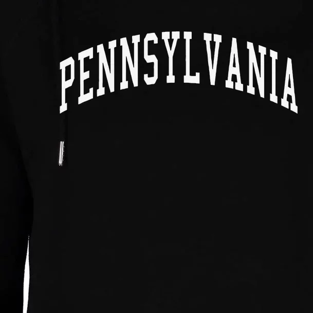 Pennsylvania Throwback Design Classic Womens Funnel Neck Pullover Hood