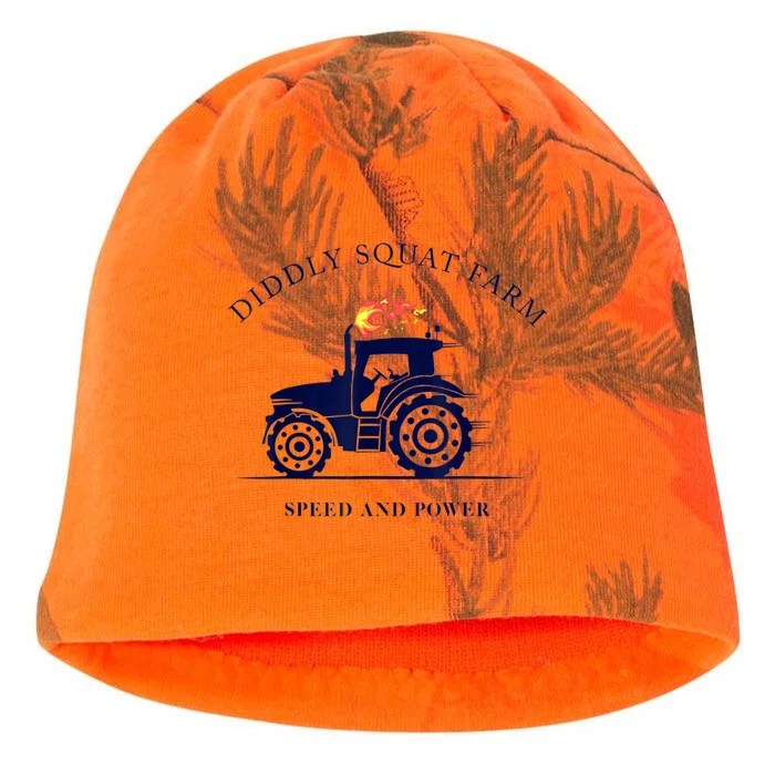 Perfect Tractor Design Diddly Squat Farm Speed And Power Kati - Camo Knit Beanie