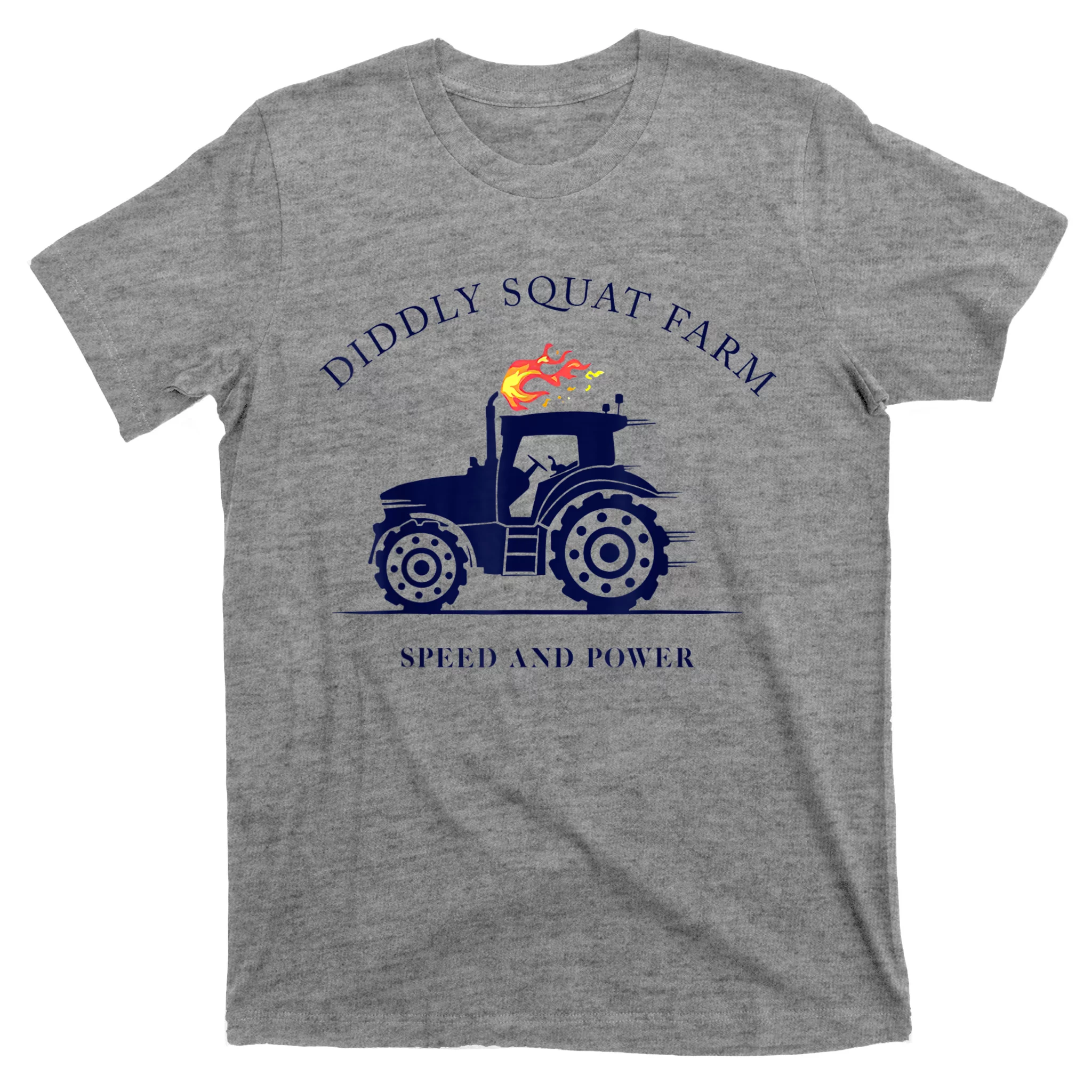 Perfect Tractor Design Diddly Squat Farm Speed And Power T-Shirt ...