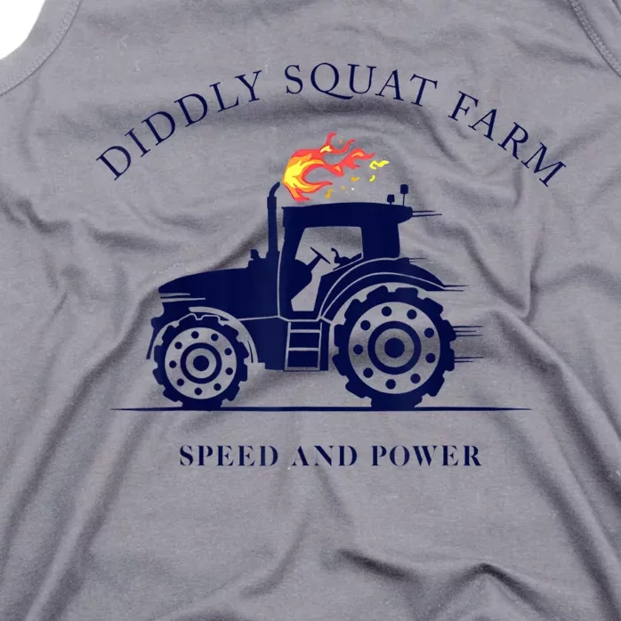 Perfect Tractor Design Diddly Squat Farm Speed And Power Tank Top