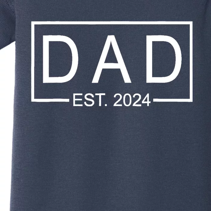 Promoted to Daddy Est 2024 Father's Day First Time Dad Baby Bodysuit