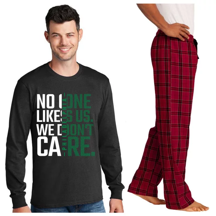 Philadelphia They Dont Likes Us We Dont Care Phly Fan Long Sleeve Pajama Set