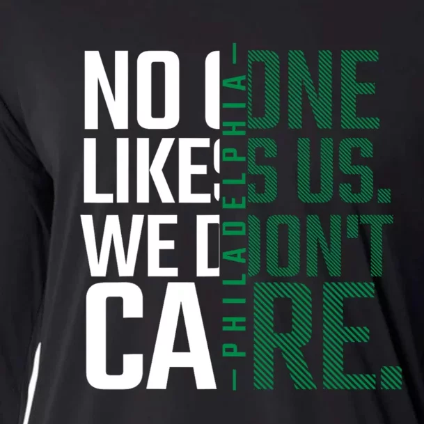 Philadelphia They Dont Likes Us We Dont Care Phly Fan Cooling Performance Long Sleeve Crew