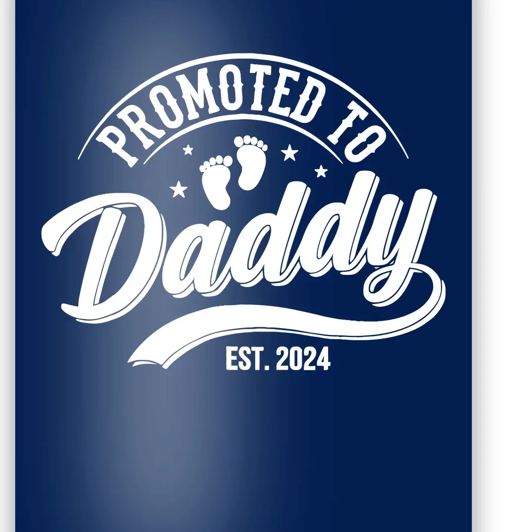 Promoted To Dad Est 2024 Soon To Be Dad Poster