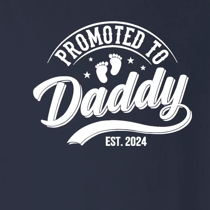 Promoted To Dad Est 2024 Soon To Be Dad Toddler Long Sleeve Shirt