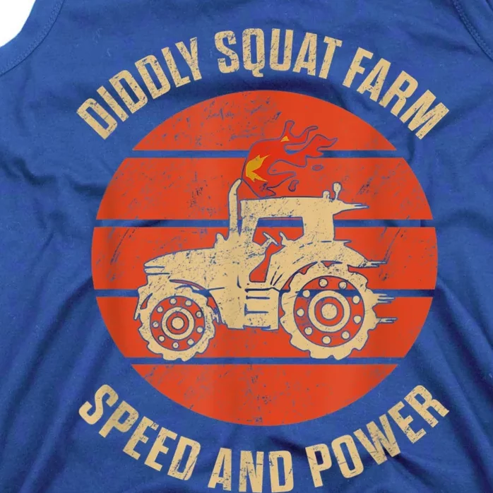 Perfect Tractor Design Diddly Squat Farm Speed And Power Tank Top