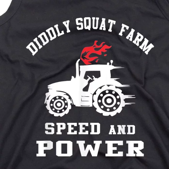 Perfect Tractor Design Diddly Squat Farm Speed And Power Tank Top