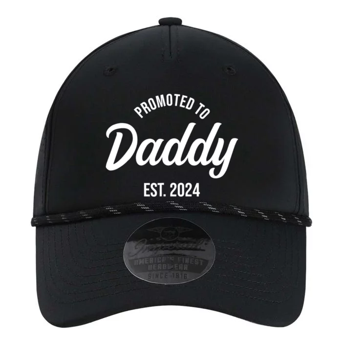 Promoted To Daddy 2024 Funny Humor New Dad Baby First Time Fathers Day Performance The Dyno Cap