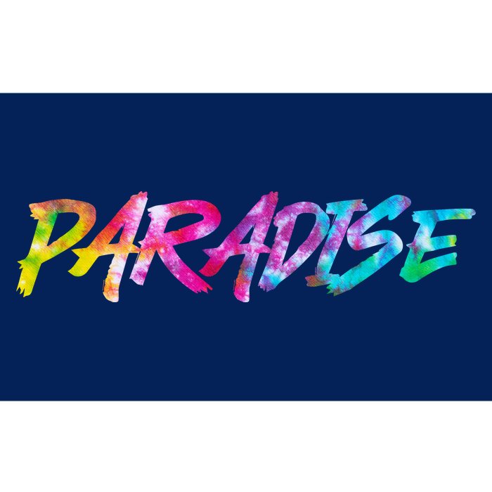 Paradise Tie Dye Colors Bumper Sticker