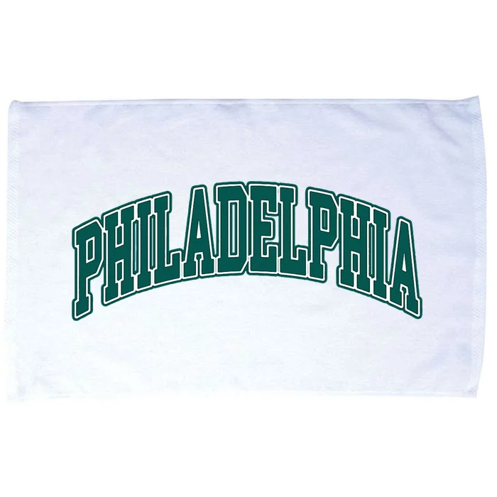 Philadelphia Throwback Design Print Classic Microfiber Hand Towel