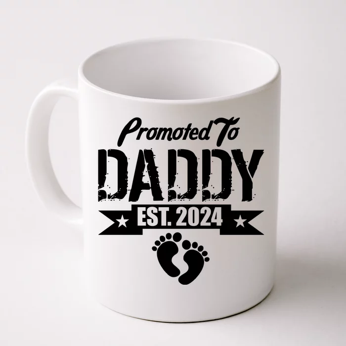 Promoted To Daddy Est. 2024 Front & Back Coffee Mug