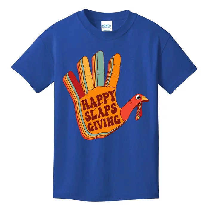 Pilgrim Turkey Day Happy Thanksgiving Kids T-Shirt