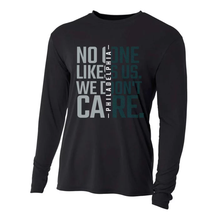 Philadelphia They Dont Likes Us We Dont Care Phly Fan Cooling Performance Long Sleeve Crew