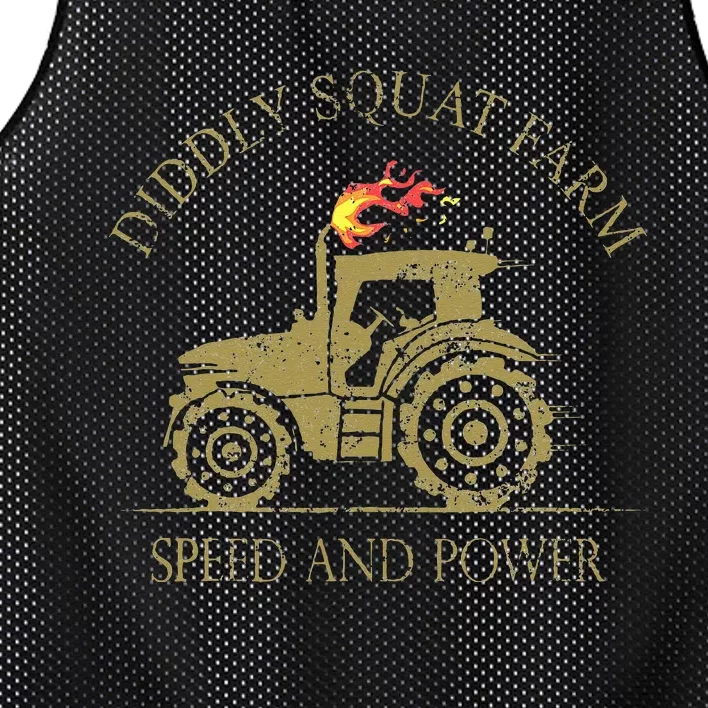 Perfect Tractor Design Diddly Squat Farm Speed And Power Mesh Reversible Basketball Jersey Tank