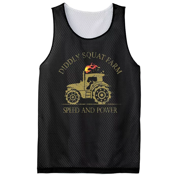 Perfect Tractor Design Diddly Squat Farm Speed And Power Mesh Reversible Basketball Jersey Tank