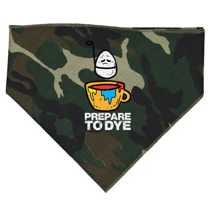 Prepare To Dye Easter Egg Hunt USA-Made Doggie Bandana