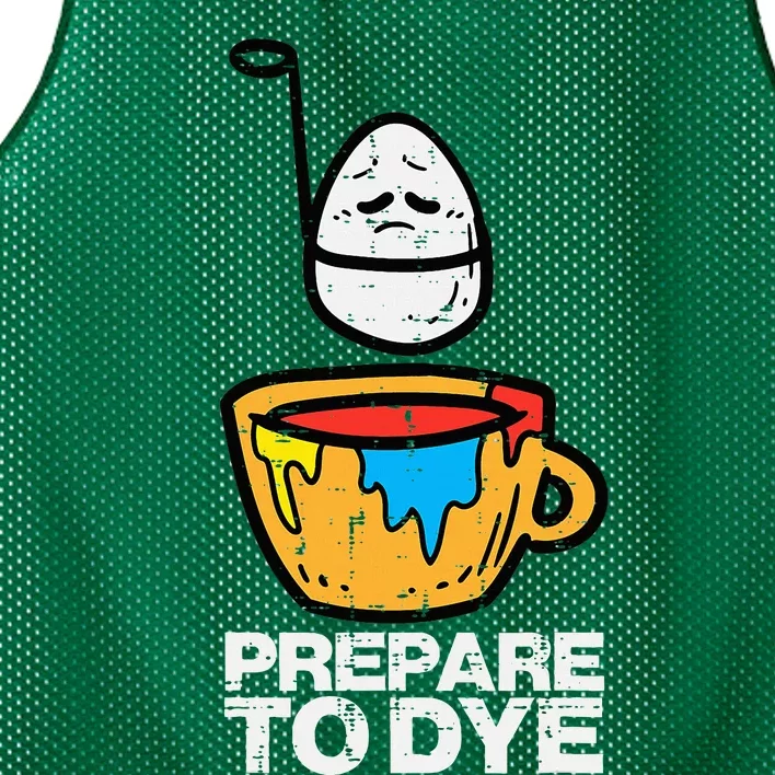 Prepare To Dye Easter Egg Hunt Mesh Reversible Basketball Jersey Tank