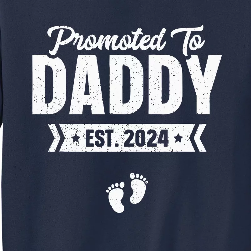 Promoted To Daddy Est. 2024 Baby Gift For New Daddy Sweatshirt