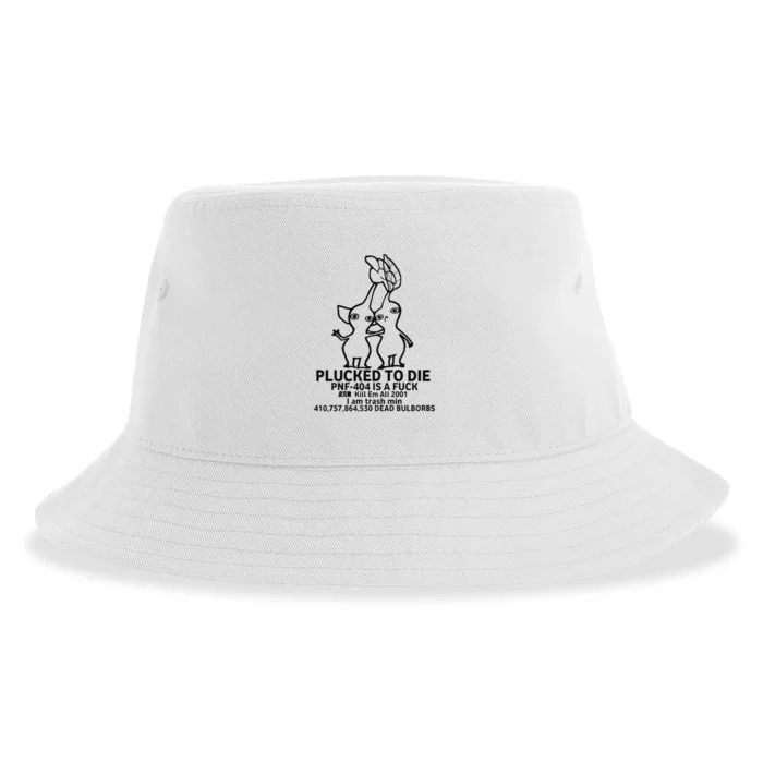 Plucked To Die Pnf404 Is A Fuck Kill Em All 2001 Sustainable Bucket Hat