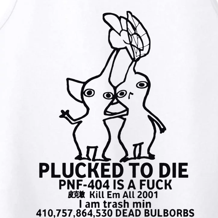 Plucked To Die Pnf404 Is A Fuck Kill Em All 2001 Performance Tank