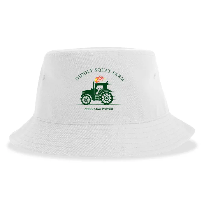 Perfect Tractor Design Diddly Squat Farm Speed And Power Sustainable Bucket Hat