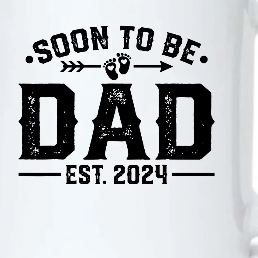 Promoted To Daddy Est 2024 Gift Soon To Be Dad 2024 Black Color Changing Mug