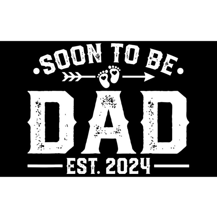 Promoted To Daddy Est 2024 Gift Soon To Be Dad 2024 Bumper Sticker