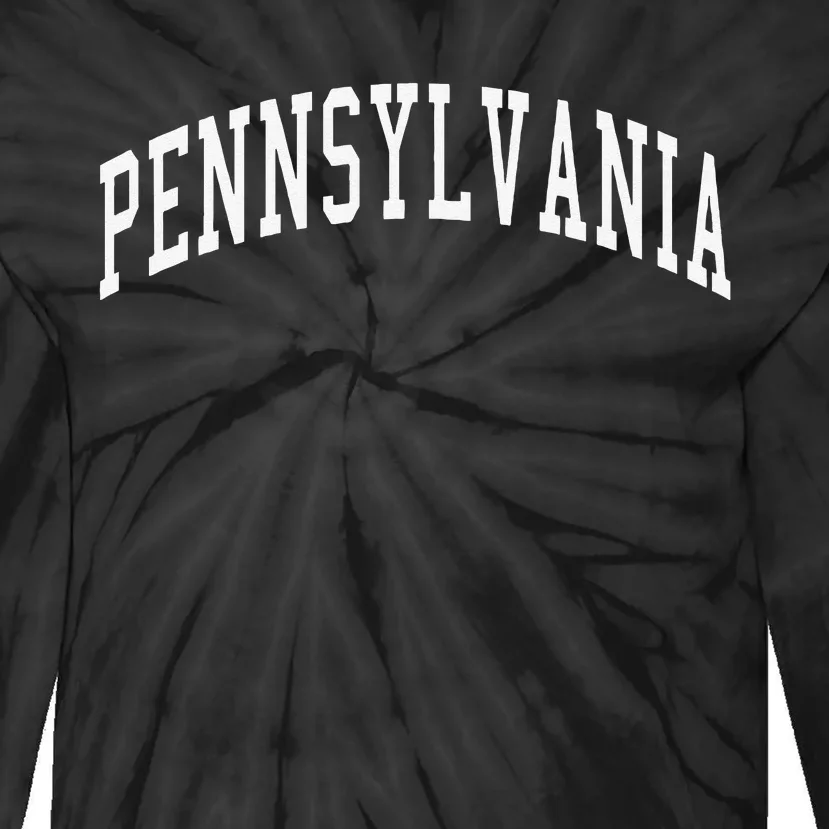 Pennsylvania Throwback Design Classic Tie-Dye Long Sleeve Shirt