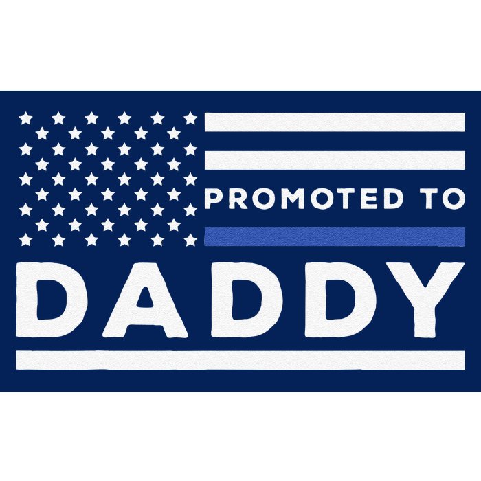 Promoted To Daddy Funny Police Officer Future Father Dad Bumper Sticker