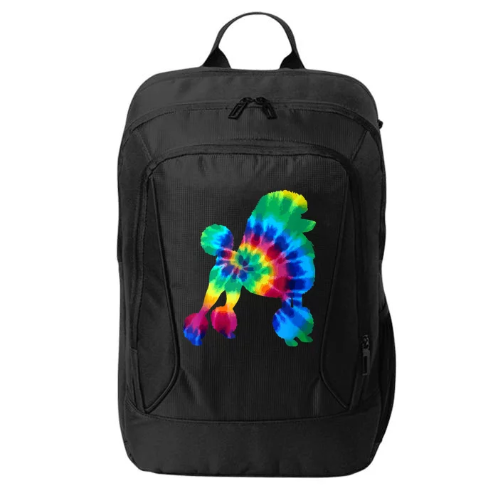 Poodle Tie Dye Vintage Hippie Dog Mom Dad Poodle City Backpack