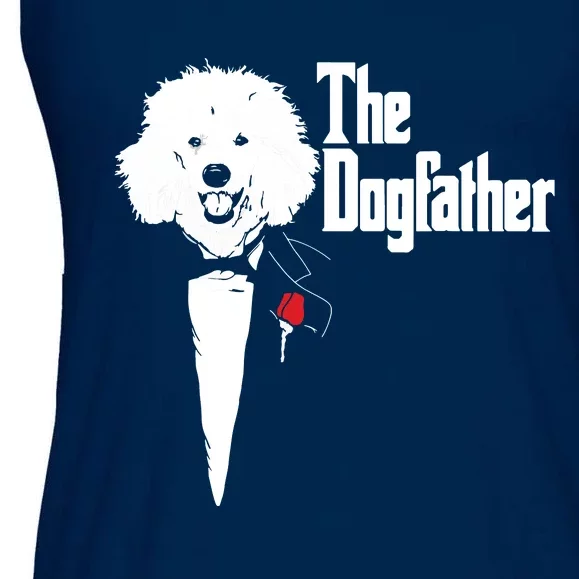 Poodle The DogFather Poodle Poodle Dog Dad Ladies Essential Flowy Tank