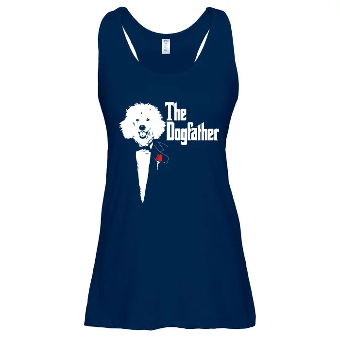 Poodle The DogFather Poodle Poodle Dog Dad Ladies Essential Flowy Tank