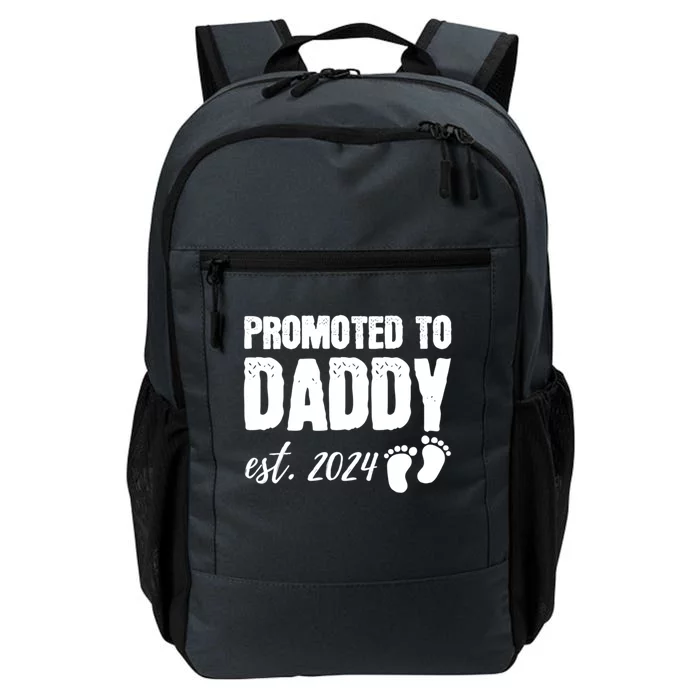 Promoted To Daddy 2024 Soon To Be Dad Husband Gift Daily Commute Backpack