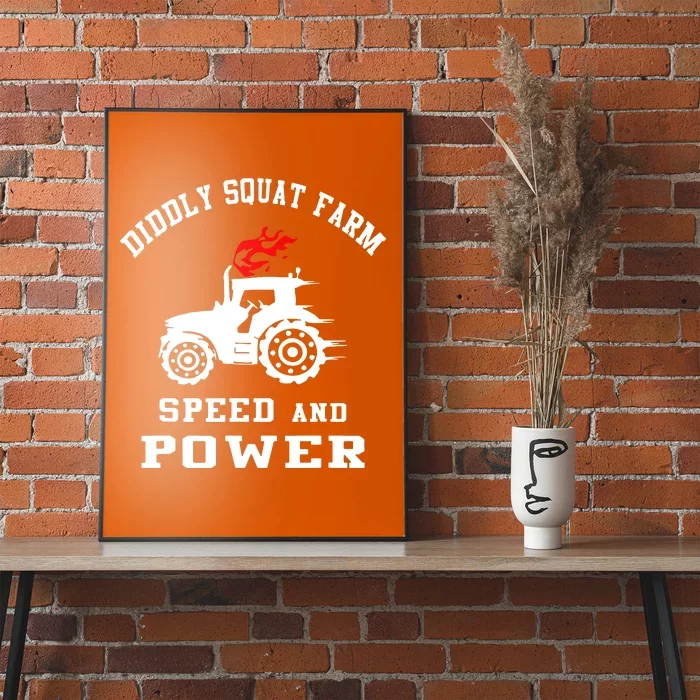 Perfect Tractor Design Diddly Squat Farm Speed And Power Poster