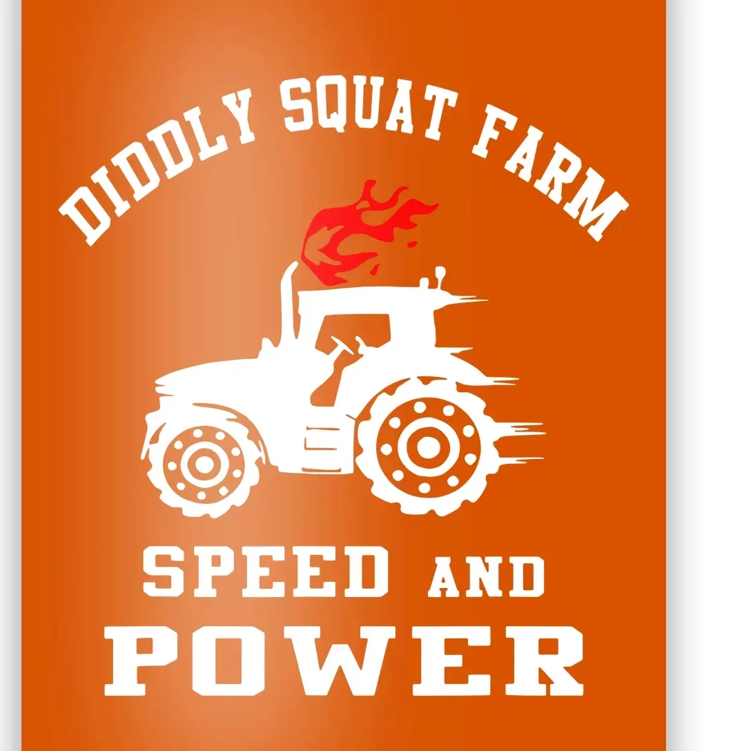 Perfect Tractor Design Diddly Squat Farm Speed And Power Poster