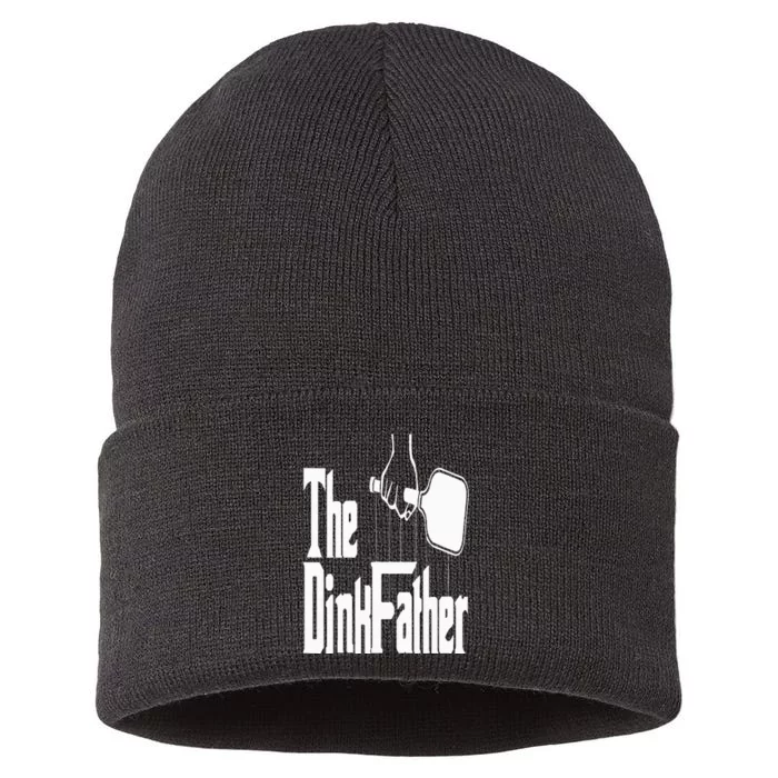 Pickleball The Dinkfather Sustainable Knit Beanie