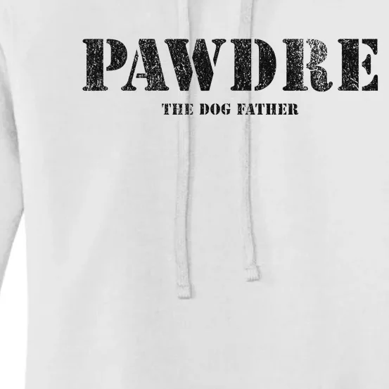 PAWDRE, The Dog Father, Dog Dad Father's Day Women's Pullover Hoodie