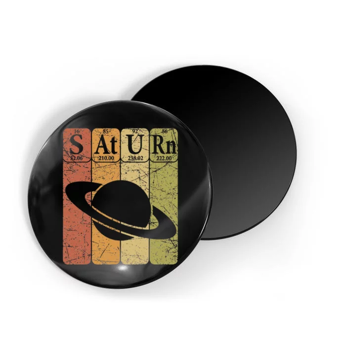 Periodic Table Elements Saturn Planet Space Nerd Magnet