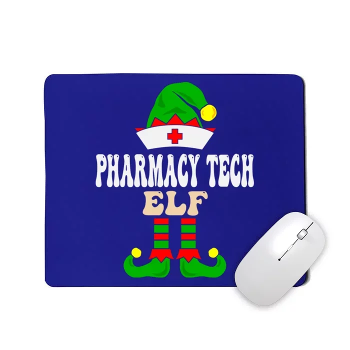 Pharmacy Tech Elf Xmas Matching Family Group Christmas Party Meaningful Gift Mousepad