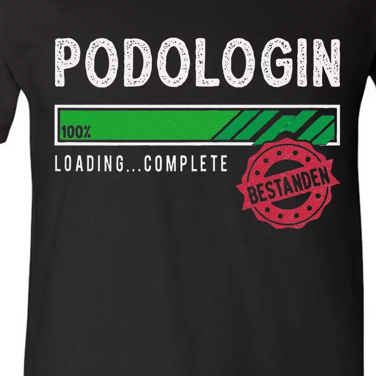 Podologist Training Exam Passed V-Neck T-Shirt