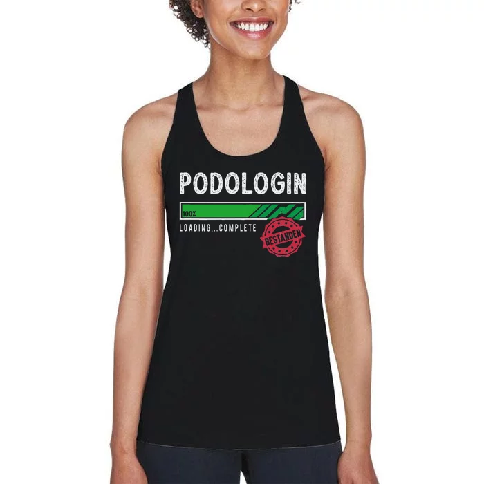 Podologist Training Exam Passed Women's Racerback Tank