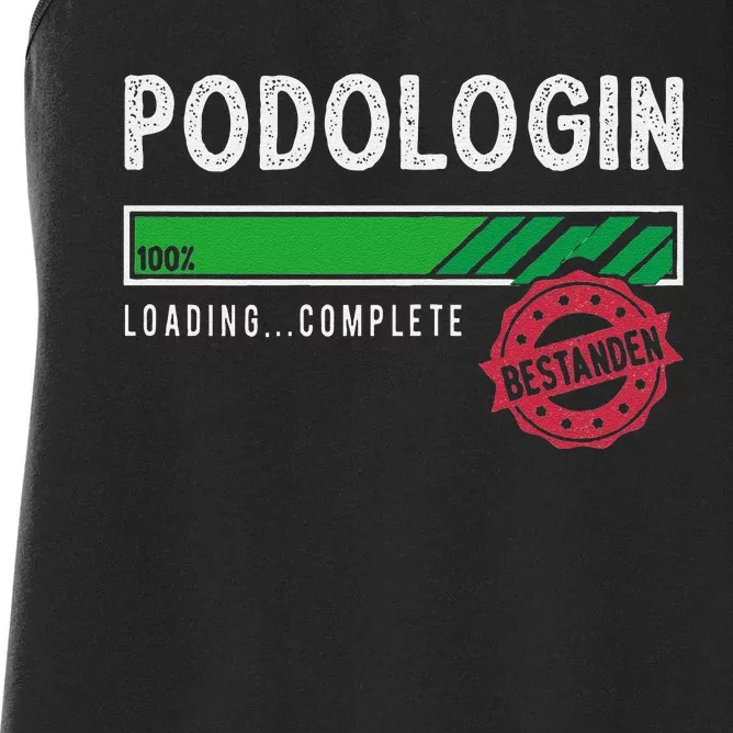 Podologist Training Exam Passed Women's Racerback Tank