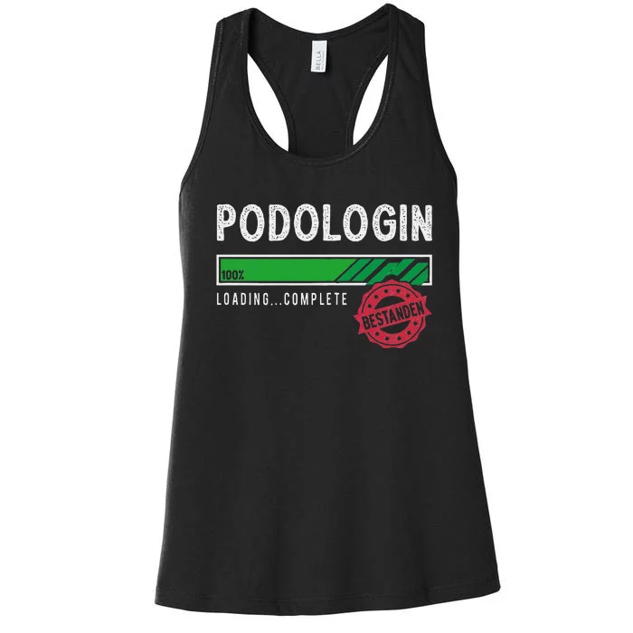 Podologist Training Exam Passed Women's Racerback Tank