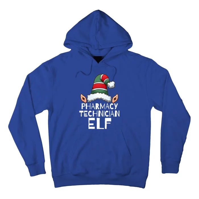 Pharmacy Technician Elf Funny Christmas Holidays Xmas Gift Meaningful Gift Tall Hoodie