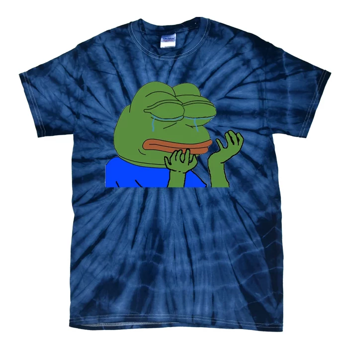 Pepehands Twitch Emote Tie-Dye T-Shirt