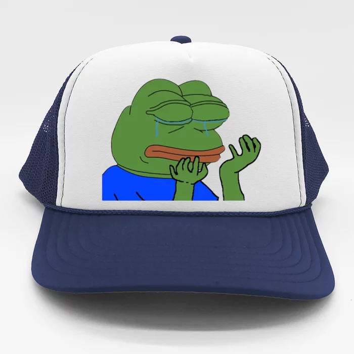 Pepehands Twitch Emote Trucker Hat