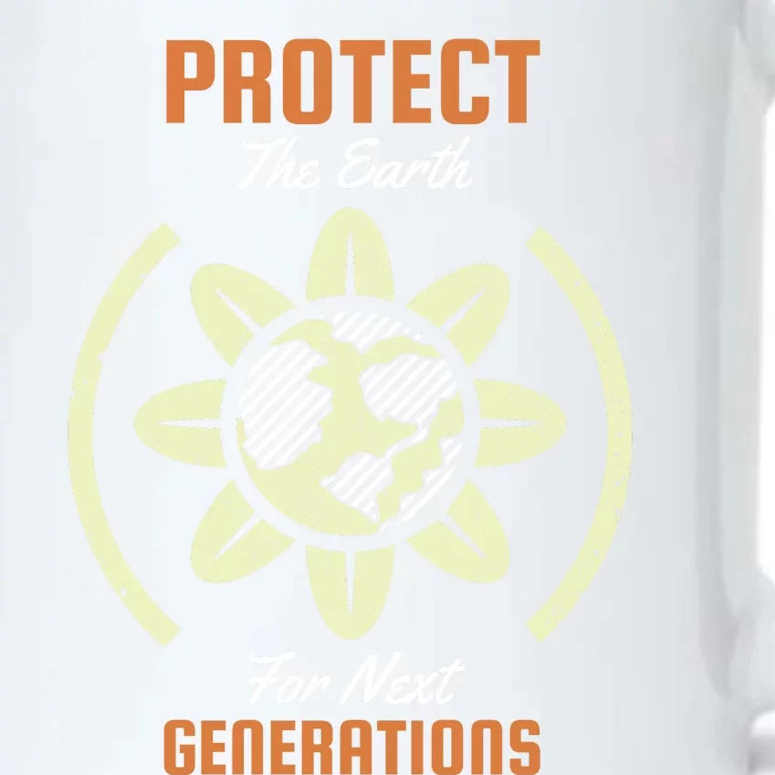 Protect The Earth For Next Generation Black Color Changing Mug