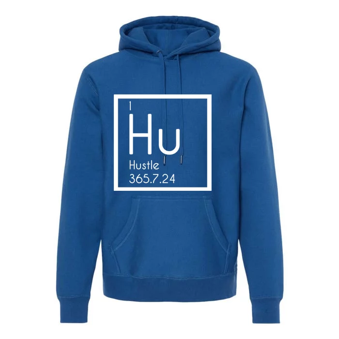 Periodic Table Elet Hustle Great Gift For The Entrepreneur Premium Hoodie