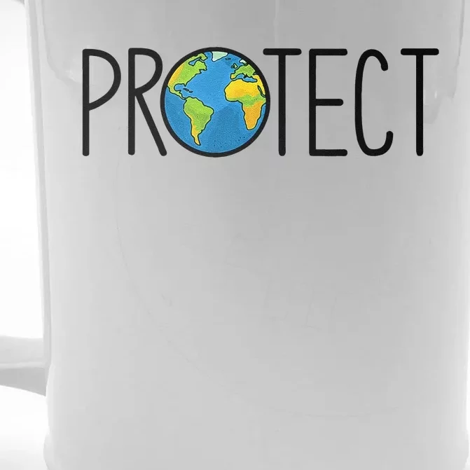 Protect The Earth, Earth Day, Save Our Planet Front & Back Beer Stein