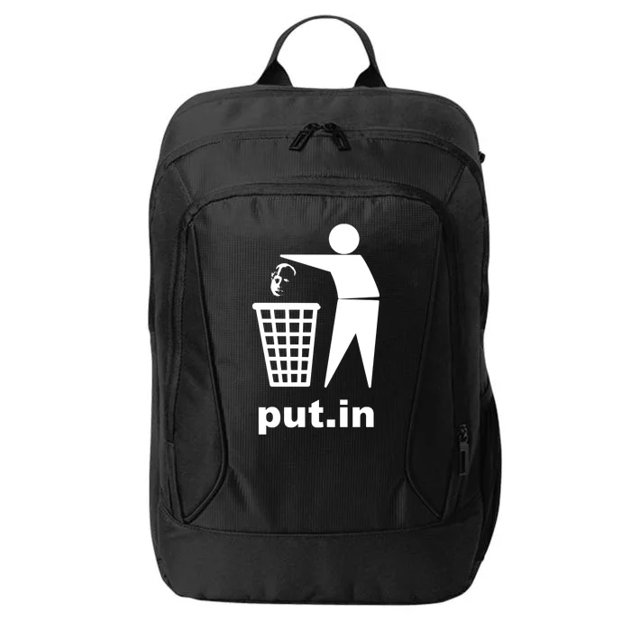 Putin Trash Funny City Backpack